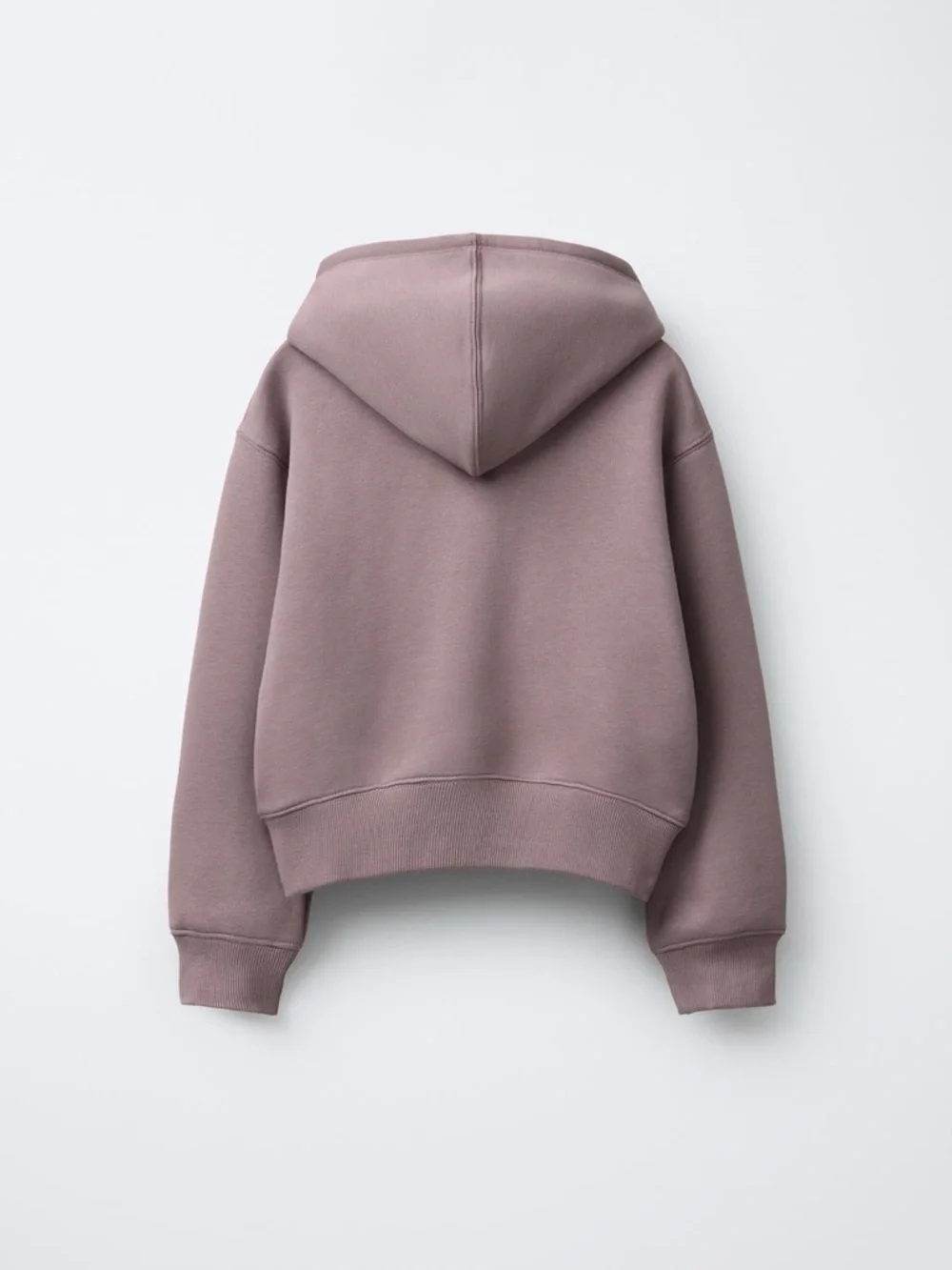 NWT Zara Kids / Hoodie  And Wide Leg Fleece Sweatpants - Mauve/ Dustv Pink